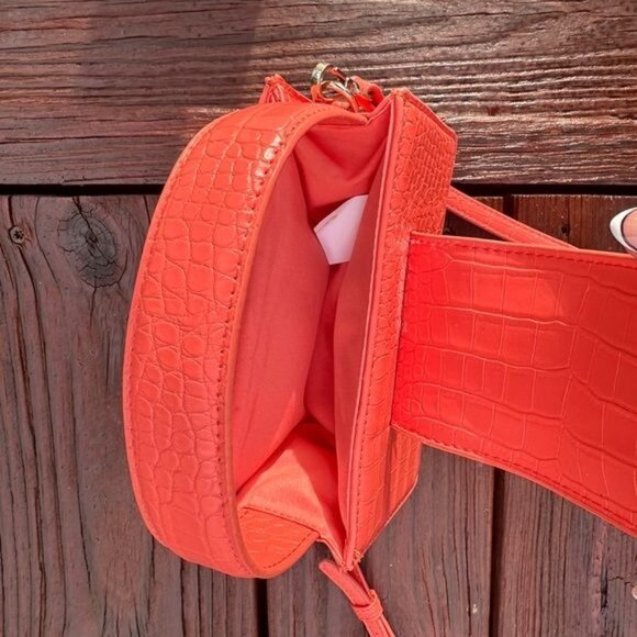 Coral Pink Mini Purse Small - Picture 8 of 12